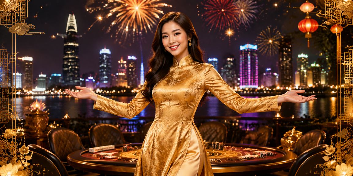 Người chơi TP.HCM tham gia trò chơi bài trực tuyến trong không gian văn hóa Việt Nam
