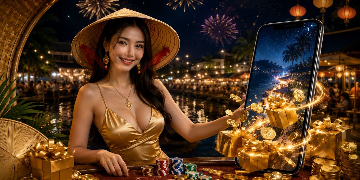 Không khí sôi động tại sòng casino Việt Nam với người chơi đang đăng nhập và tham gia trò chơi